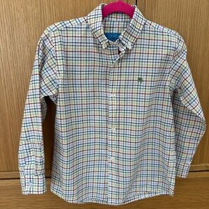 Bailey Boys J. Bailey Roscoe Multi-Color Plaid Button-Down Shirt, Size 5